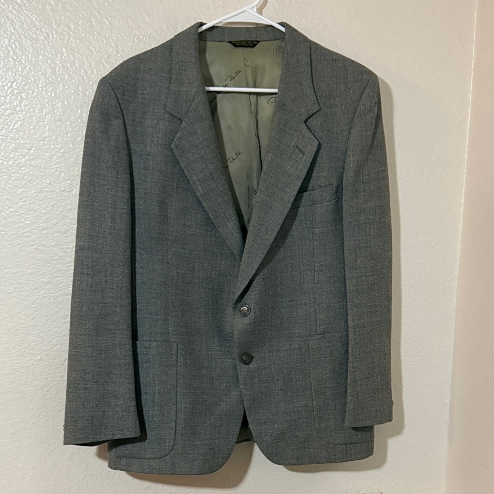 Vintage Rare Oscar de la Renta Charcoal Blazer π― wool 42 R